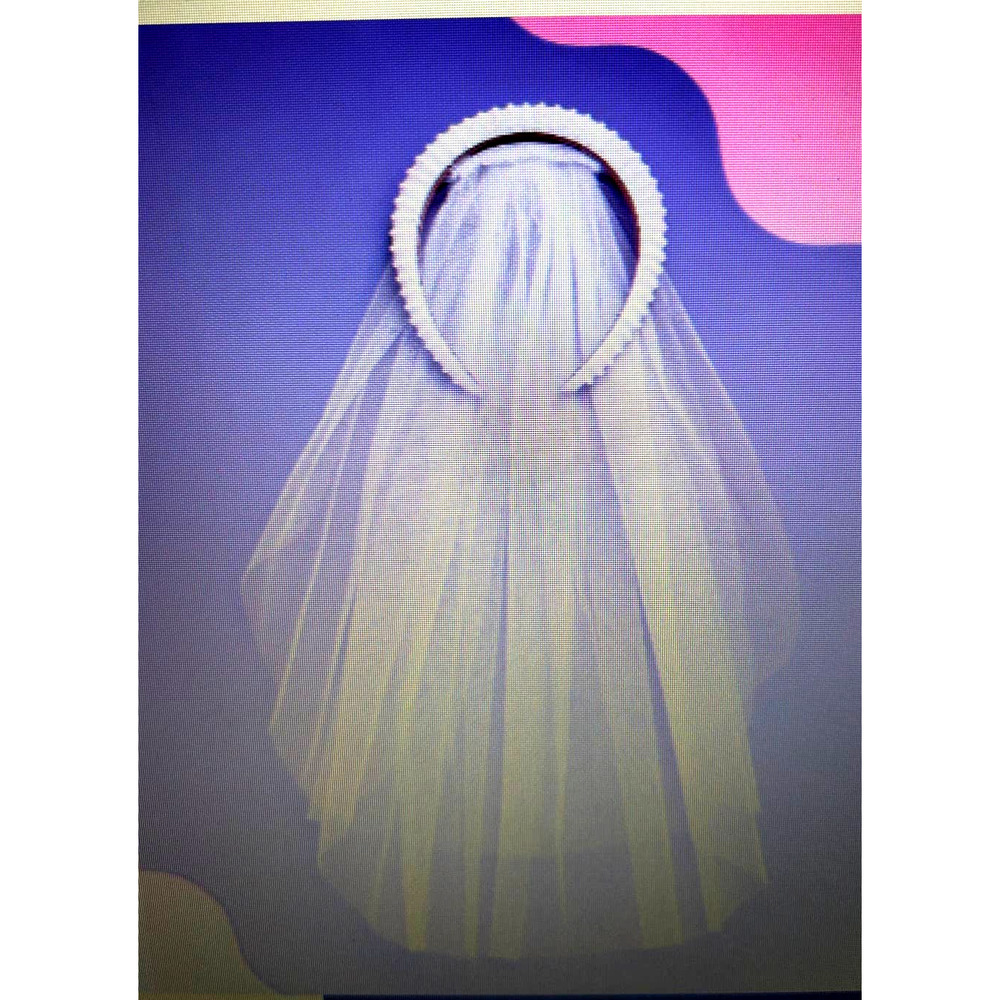 NWT Bridal Veil xo, Fetti Bridal Detachable Veil Pearl Headband Bachelorettes